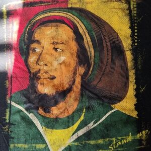 Bob Marley Get Up Stand Up T Shirt XL Official Merch Reggae Graphic Print Tee
